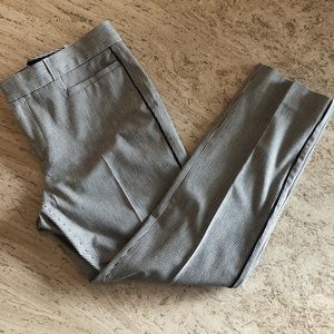Banana Republic striped ankle pants